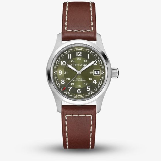 Hamilton  Unisex Khaki Field Green Dial Watch H70455560