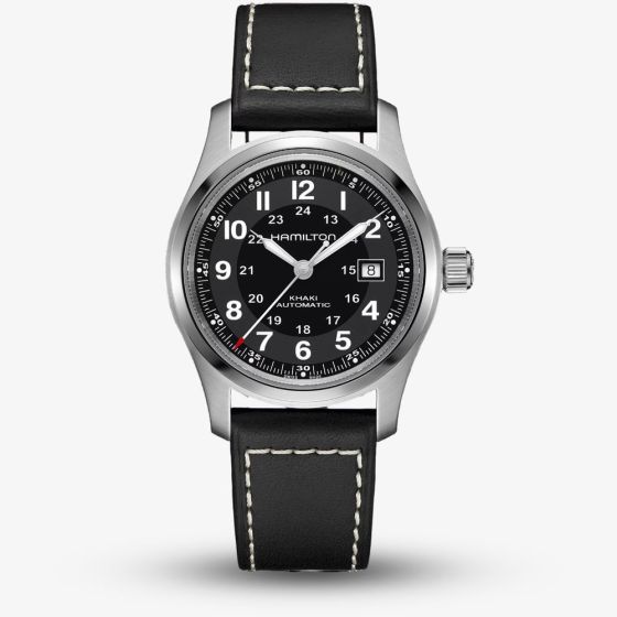 Hamilton Mens Khaki Field Black Watch H70605733