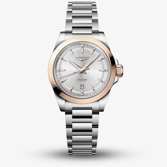 Longines Ladies Conquest 30mm Automatic Silver Dial Watch L3.320.5.72.6