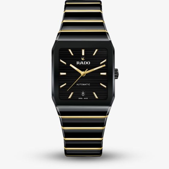 Rado Unisex Anatom Automatic Black & Gold Watch R10200152