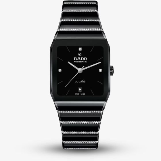Rado Unisex Anatom Automatic Black Diamond Bracelet Watch R10204712