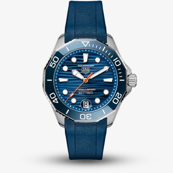 Tag Heuer Mens Aquaracer Professional 300 Date Blue Watch WBP5111.FT6259