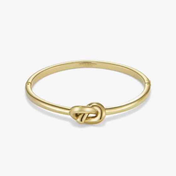 Olivia Burton Classic Lovers Knot Gold Plated Bangle 24100223