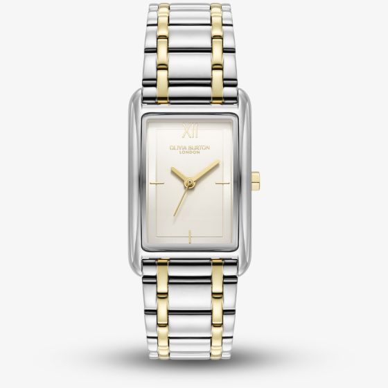 Olivia Burton Classic Grove Two Tone Rectangle Dial Watch 24000197