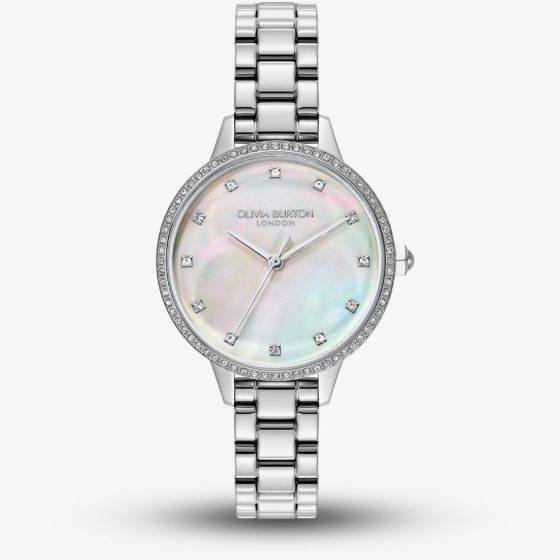 Olivia Burton Ladies Captivate Silver Bracelet Watch 24000346