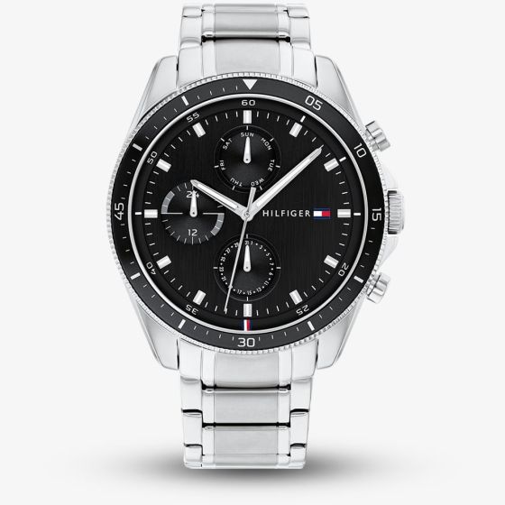 Tommy Hilfiger Parker Mens Silver Watch 1791835