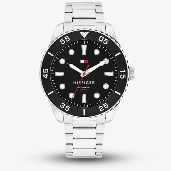 Tommy Hilfiger Mens Oceanic Black Watch 1792203