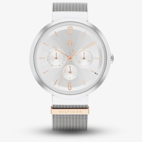 Tommy Hilfiger Lidia Two Tone Mesh Bracelet Watch 1782537