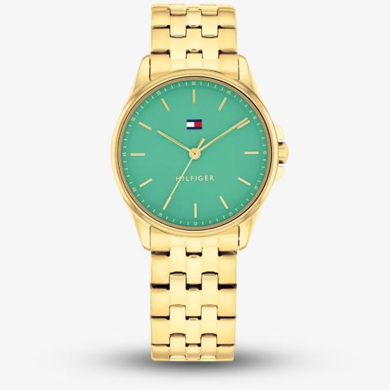 Tommy Hilfiger Ladies Jade Green Dial Watch 1782774