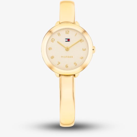 Tommy Hilfiger Ladies Gold Plated Bangle Watch 1782895