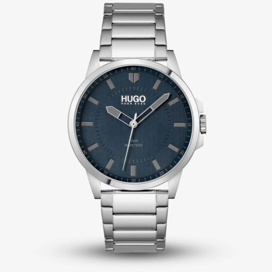HUGO #First Blue Dial Bracelet Watch 1530186