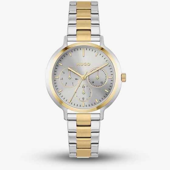 HUGO Ladies #Edgy Two-Colour Stainless Steel Watch 1540112