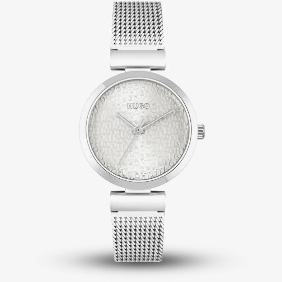 HUGO #Sweet Silver Mesh Watch 1540130