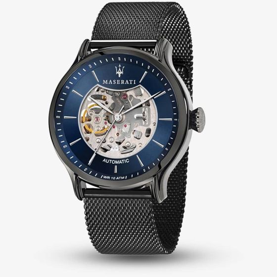 Maserati Mens Epoca Blue Dial Automatic Watch R8823118012