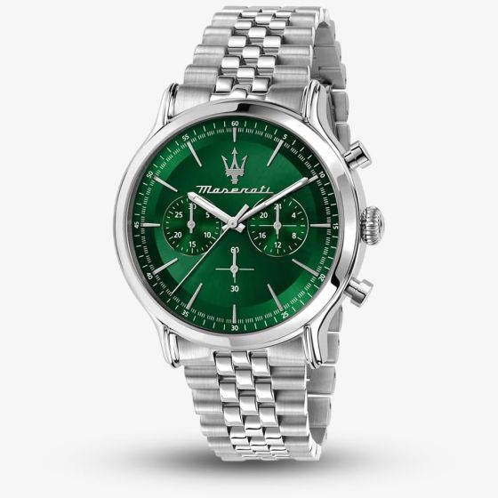 Maserati Mens Epoca Green Dial Watch MSR8873618033