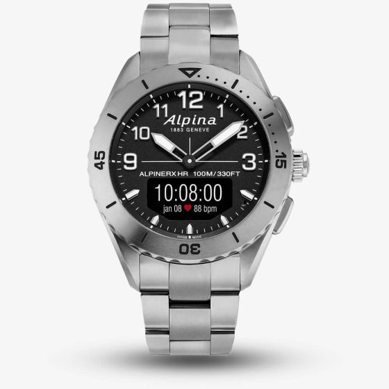 ALPINA AlpinerX Alive Titanium Smartwatch AL284LBBW5TAQ1B