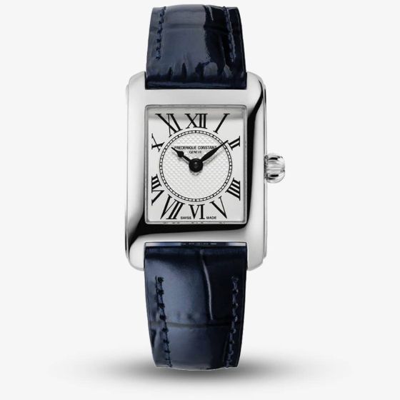 Frederique Constant Ladies Carree Classics Blue Strap Watch  FC-200MC16
