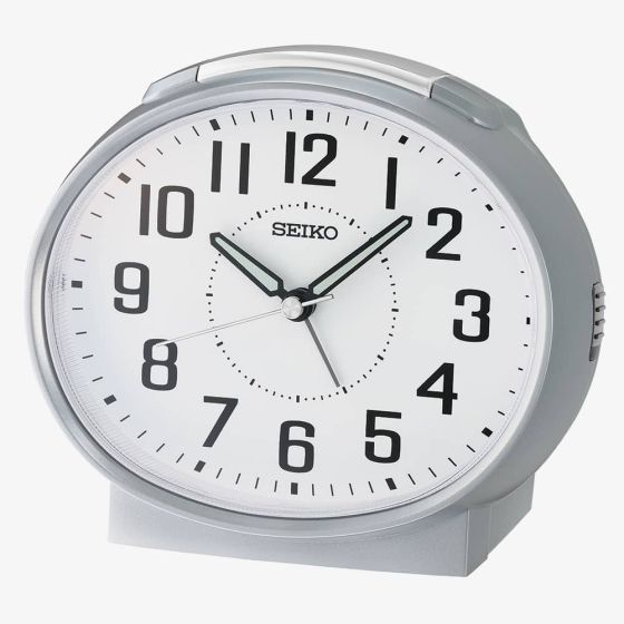 Seiko Clocks Silver Bell Alarm Clock QHK059S