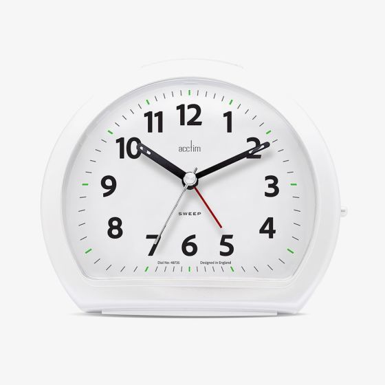 Acctim Colm White Alarm Clock 16532