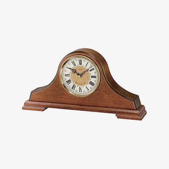 Seiko Clocks Brown Oak Wooden Mantel Clock QXJ013B