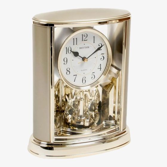Rhythm Pendulum Two Tone Mantel Clock 4SG724WR18