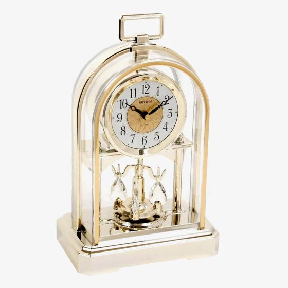 Rhythm Gold Anniversary Mantel Clock 4SG744WR18