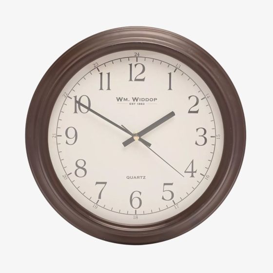 WM Widdop Classic Wooden Wall Clock W9803