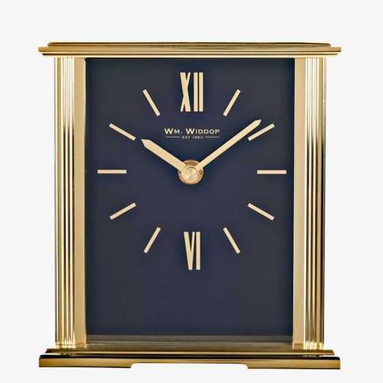 WM Widdop Gold Mantel Clock W2940