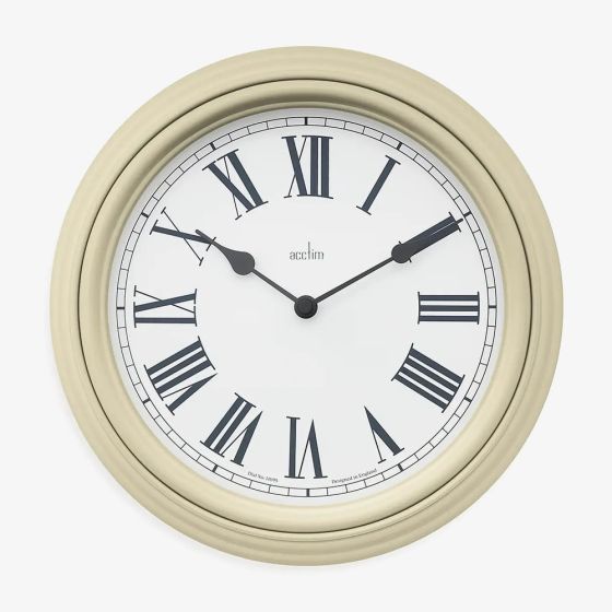 Acctim Devonshire Cream White Dial Wall Clock 22712