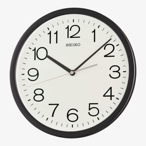 Seiko White Dial Round Wall Clock QXA847K