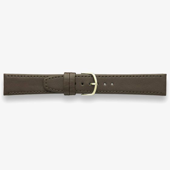 Darlena Arundel Brown Leather Gold Buckle Watch Strap 0901