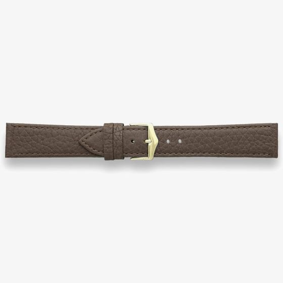 Darlena York Brown Anti Allergy Leather Watch Strap LS1302 BRN Y