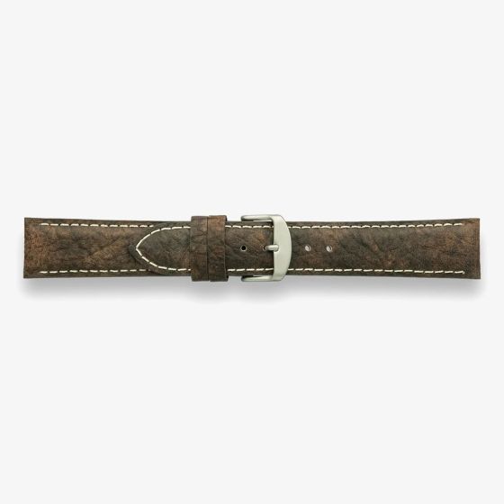 Darlena Goodwood Brown Woodland Calf Leather Watch Strap LS1305 BRN SS