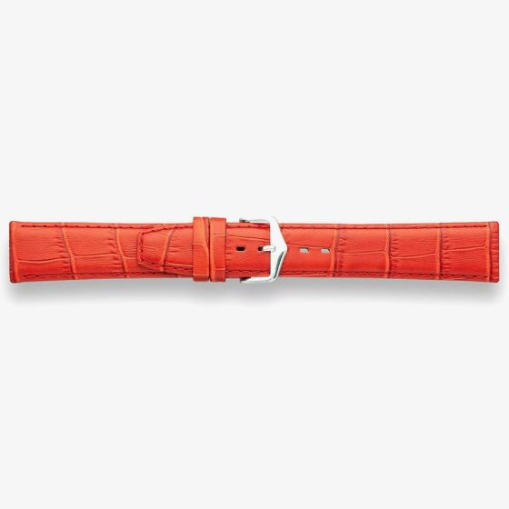 Darlena Lulworth Red Antique Croc Grain Leather Watch Strap LS1209 RED SS