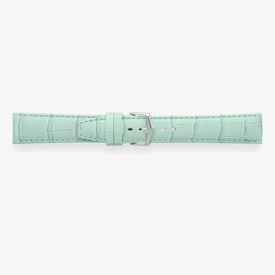 Darlena Lulworth Turquoise Croc Grain Leather Watch Strap LS1209 TURQ SS