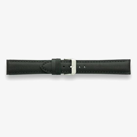 Darlena Tunbridge Black Soft Grained Leather Watch Strap LS1322 BLK SS