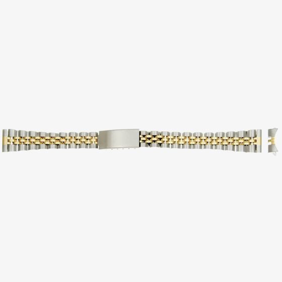 Darlena Two Tone Centre Clasp 14mm Bracelet Watch Strap WB88563/14