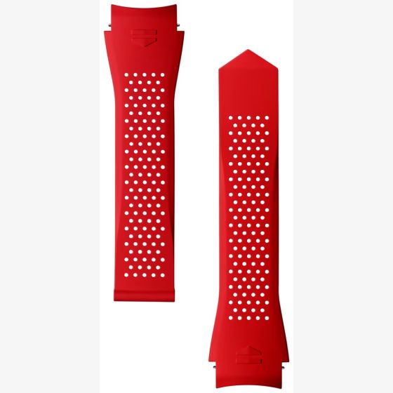TAG Heuer Mens Connected Calibre E5 40mm Red Rubber Watch Strap BT0021