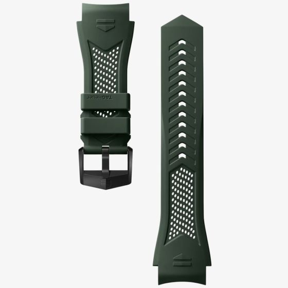 TAG Heuer Connected Calibre E5 45mm Khaki Rubber Watch Strap BT0019
