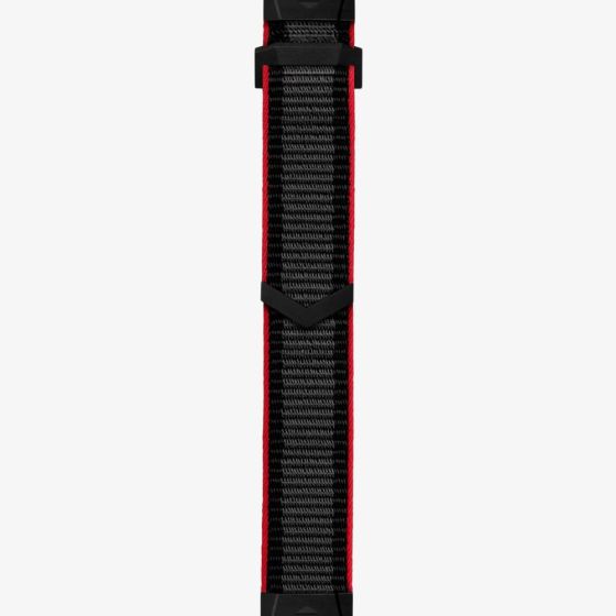 TAG Heuer Mens Connected Calibre E5 45mm Red & Black Velcro Watch Strap BN0493