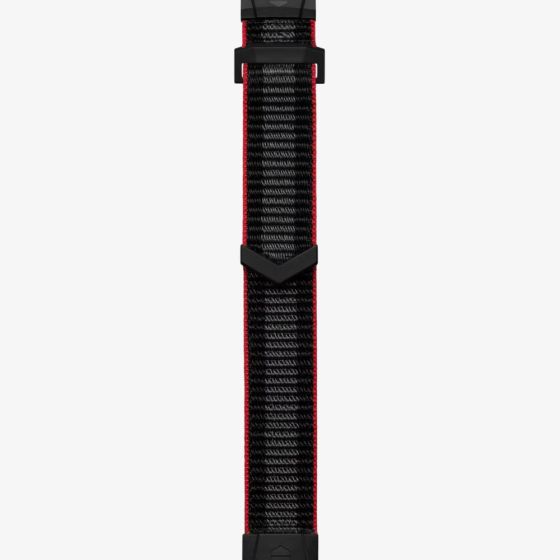 TAG Heuer Mens Connected Calibre E5 40mm Red & Black Velcro Watch Strap BN0495