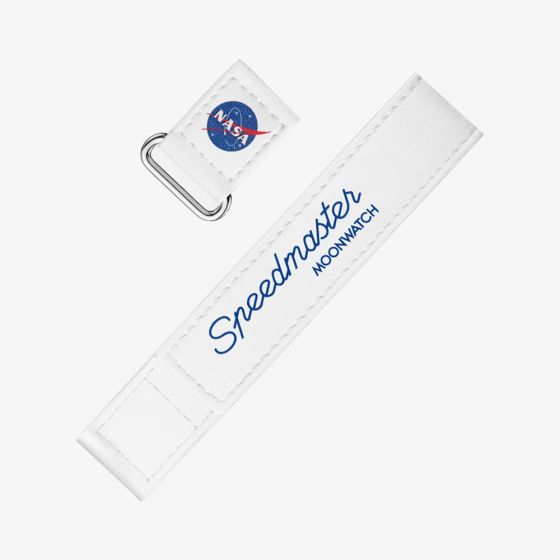 OMEGA Speedmaster Moonwatch Nasa White Watch Strap 032.CW.Z0.16.04.1