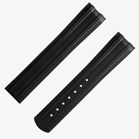 OMEGA Seamaster Diver 300M Black Rubber Watch Strap 032CVZ01575 BLACK