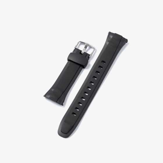 Casio Black Plastic Watch Strap 10152407