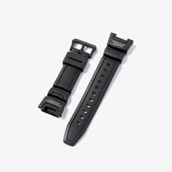 Casio Black Rubber Watch Strap 10304195