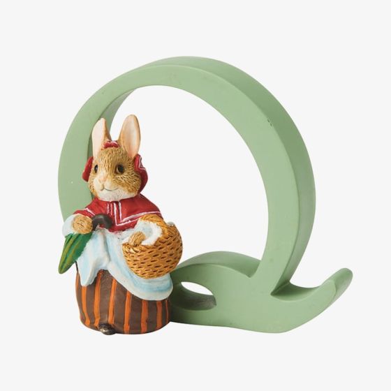 Peter Rabbit Decorative Mrs Rabbit Letter Q A5009