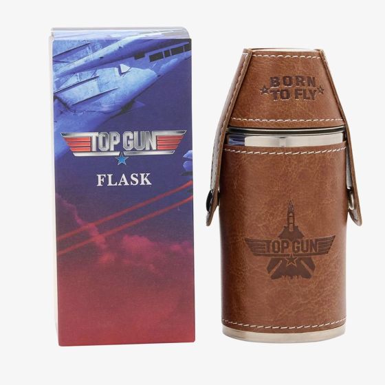 Top Gun Metal 6oz Travel Flask Gift PM102