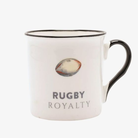White Rugby Royalty Mug HM2801