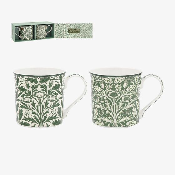 William Morris Set Of Two Acorns Mugs LP96744A