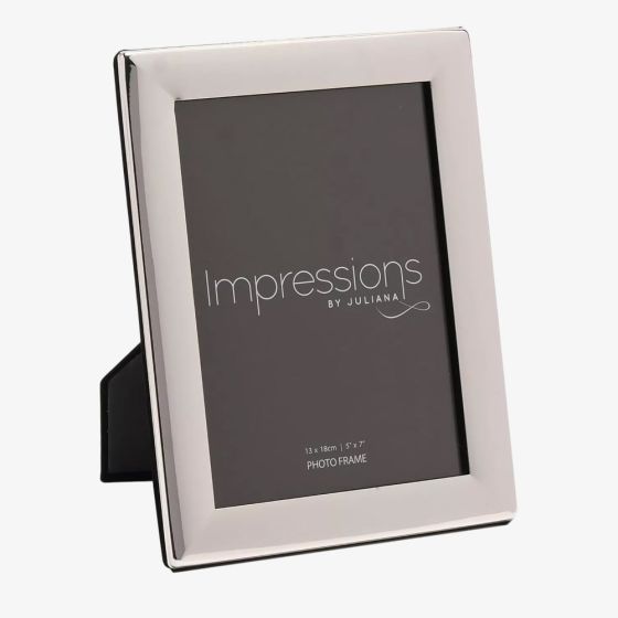 Impressions Silver Curved Edge Photo Frame 5X7' 3623S